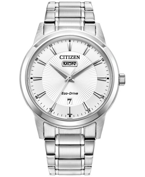 Мужские часы Citizen Eco-Drive Classic Stainless Steel Bracelet Watch 40mm
