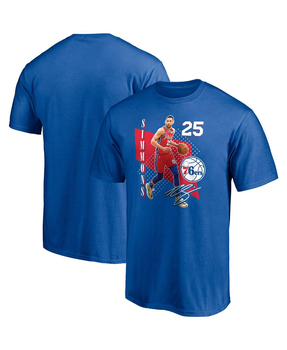 Men's Fanatics Ben SimmonsPhiladelphia 76ers Pick and Roll T-shirt - Royal