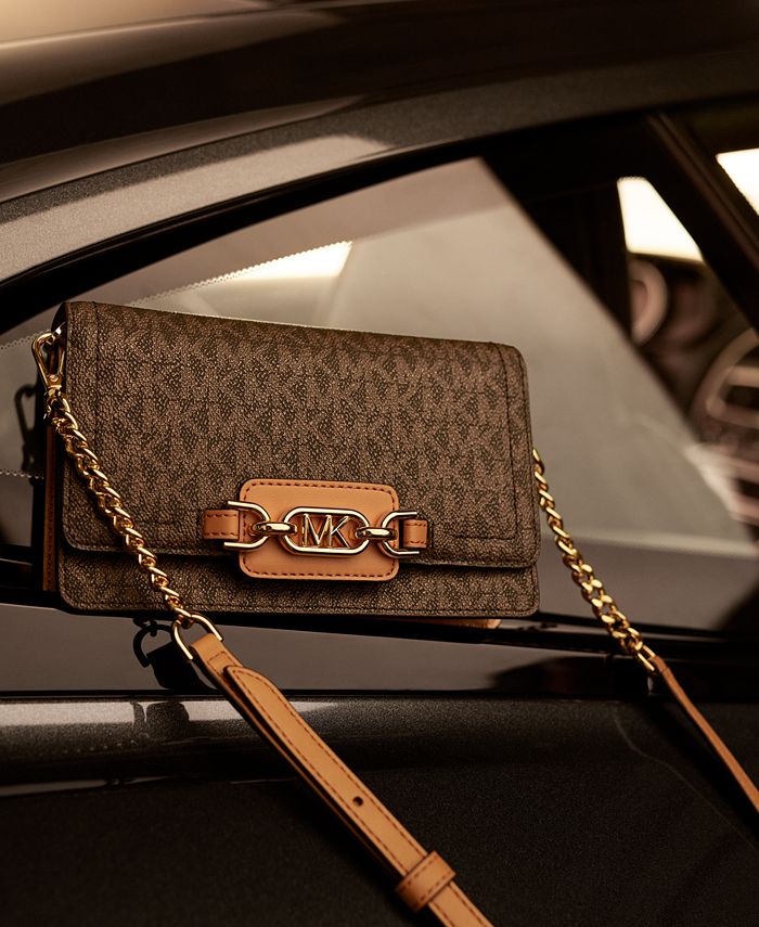 Signature heather chain crossbody clearance