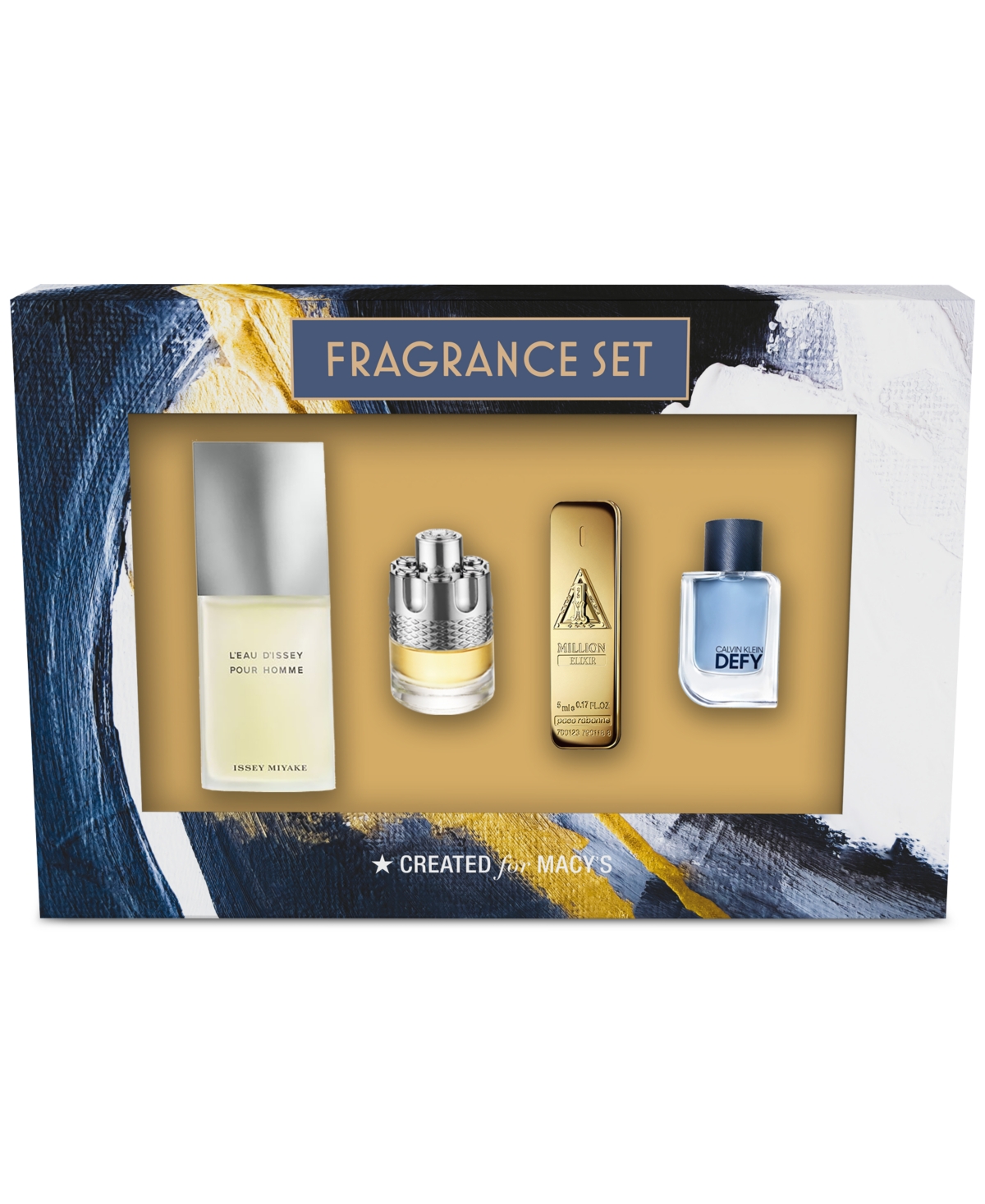 Created For Macy's 4pc. Men's Luxury Fragrance Sampler Set, ModeSens