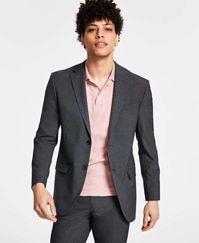 Bar Iii Carnaby Collection Houndstooth Corduroy Chesterfield Slim Fit Sport  Coat, $295, Macy's