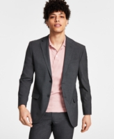 Dkny Men's Modern-Fit Stretch Suit Jacket - Charcoal