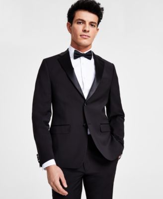 Calvin Klein Men's Skinny-Fit Wool Tuxedo & Reviews - Suits & Tuxedos - Men  - Macy's