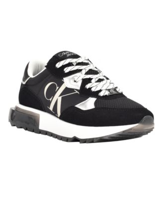Calvin Klein Women's Magalee Casual Logo Lace-Up Sneakers