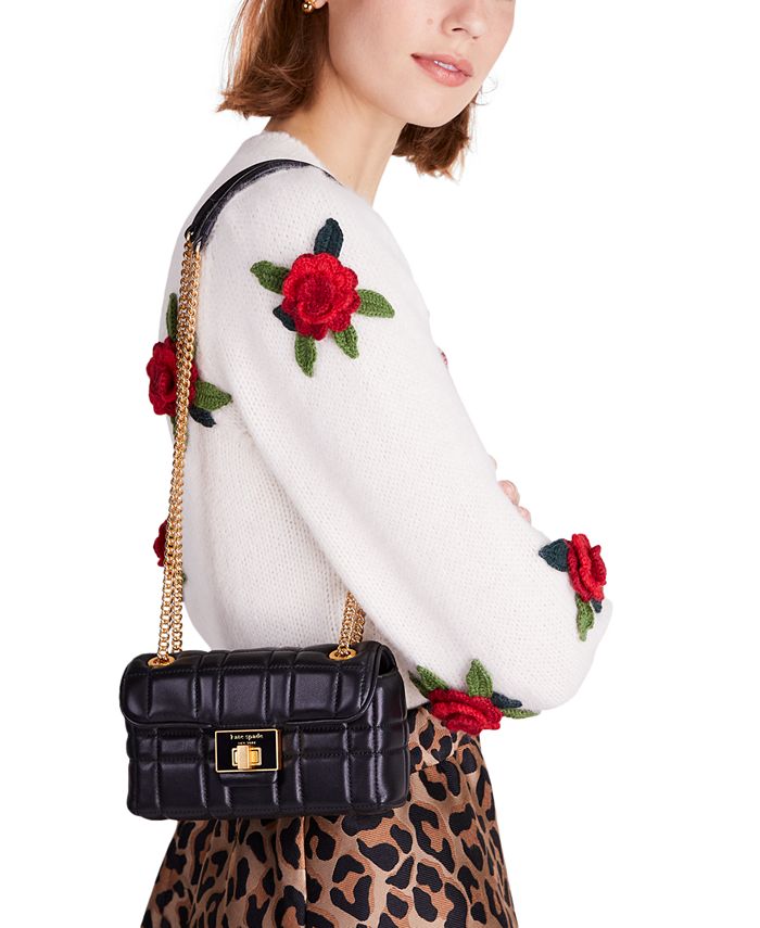 kate spade new york Evelyn Quilted Leather Small Shoulder Crossbody Macy's
