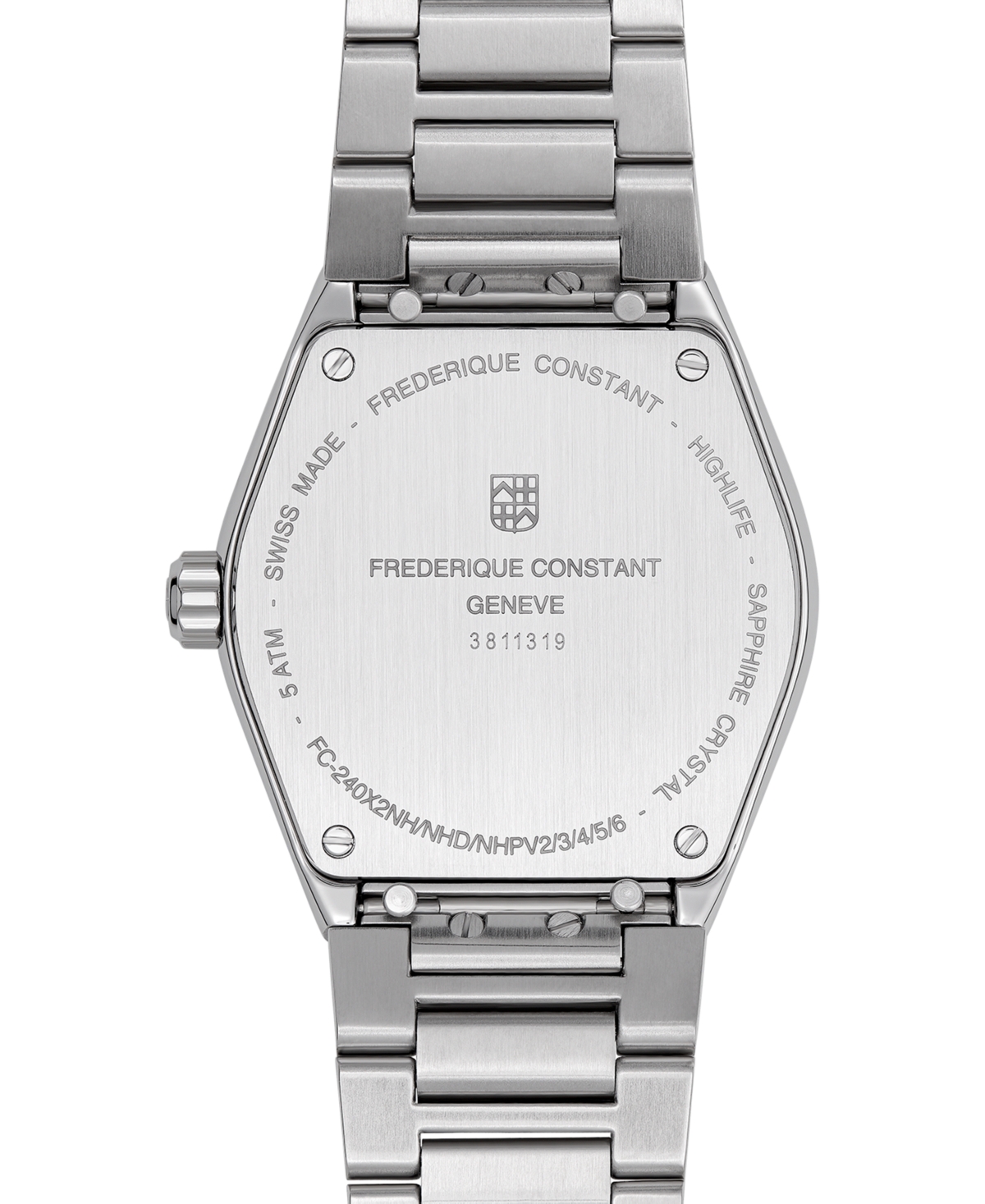 Frederique Constant Mod. Fc-240lnd2nh26b In Silver-tone