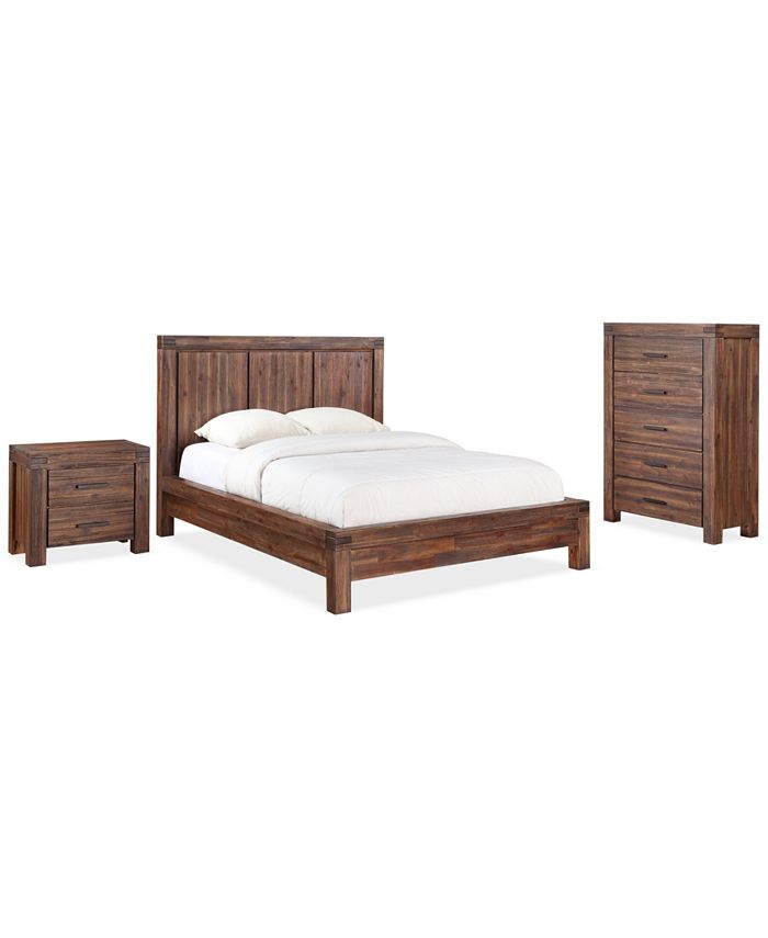 Furniture - 3 Piece California King Bedroom Set with Chest
