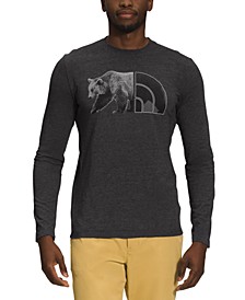 Men's Tri-Blend Bear Graphic Logo Shirt