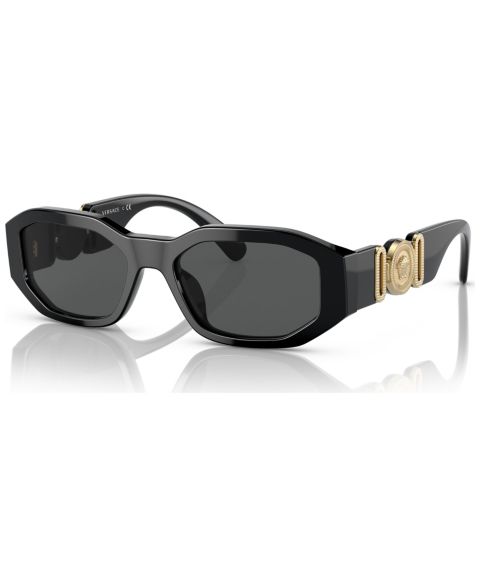 Детские солнцезащитные очки Versace Irregular Sunglasses, 0VK4429U (Ages 7-10), цвет: Чёрный