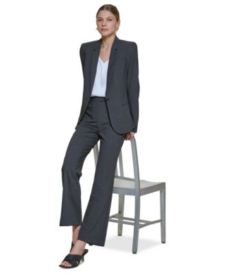 One-Button Blazer, Regular and Petite Sizes