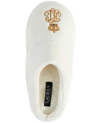 Embroidered Leopard-Print Slippers 