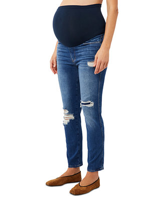 Frame Le Jeanne Secret Fit Belly® Ripped Maternity Jeans - Macy's