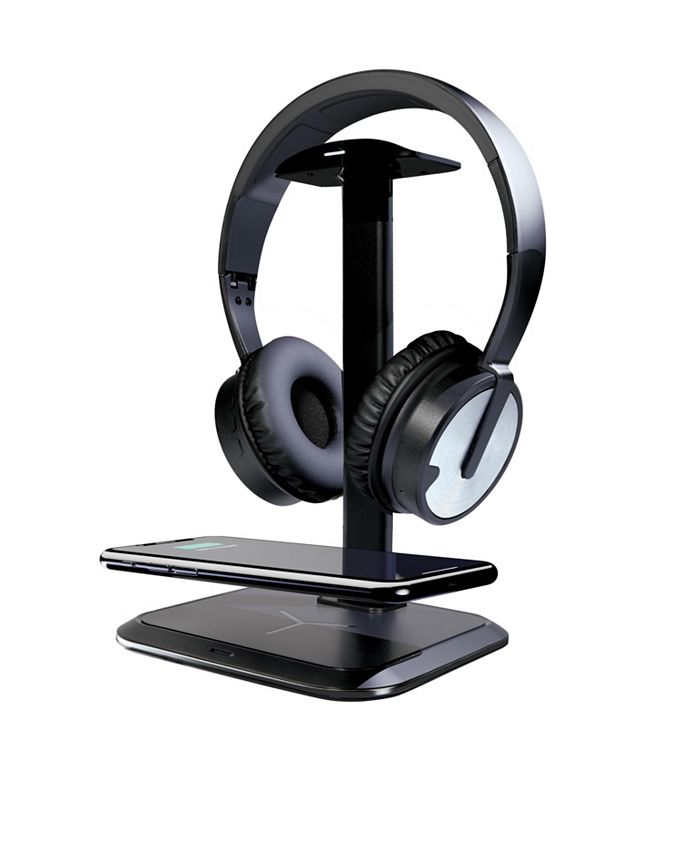Brookstone CLOSEOUT! Dual Charging Stand and Wireless Headphones Macy's