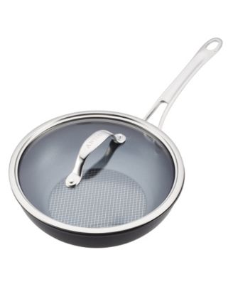X Hybrid Nonstick Stir Fry Wok with Lid, 10"