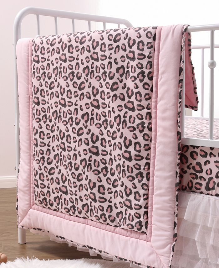 The Peanutshell Leopard Crib Bedding Set, 3 Piece Macy's