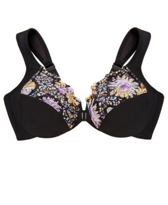Women's Full Figure Plus Size Wonderwire Front Close Bra 1245