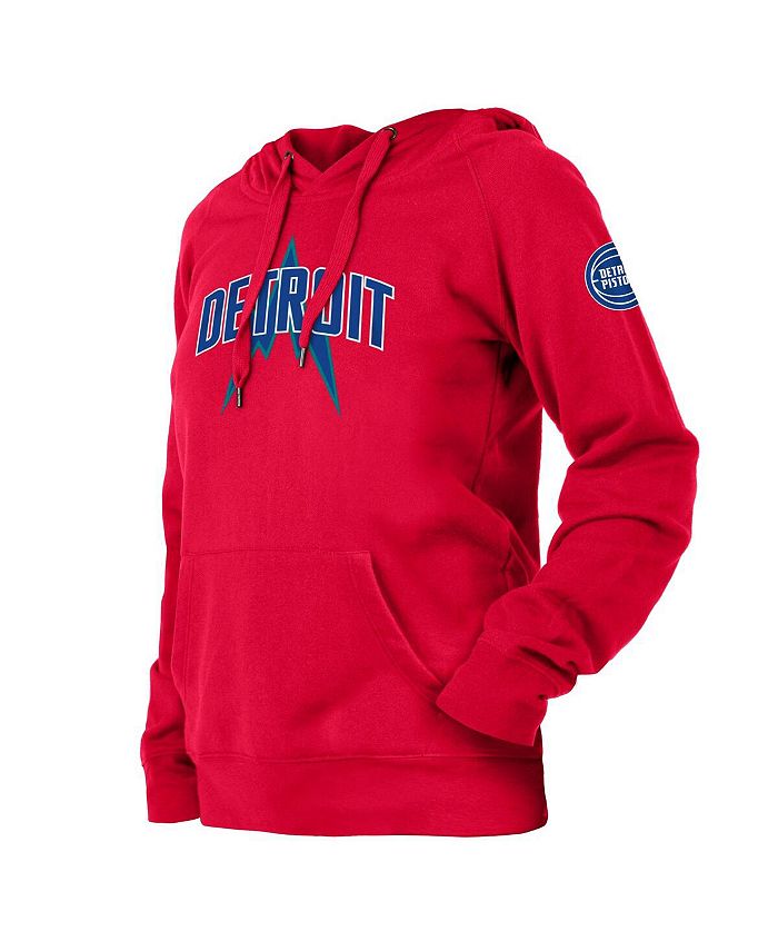New Era Women's Red Detroit Pistons 2021/22 City Edition Pullover