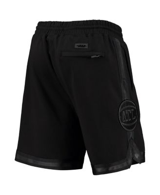 Men's Atlanta Hawks Triple Black Gloss Shorts