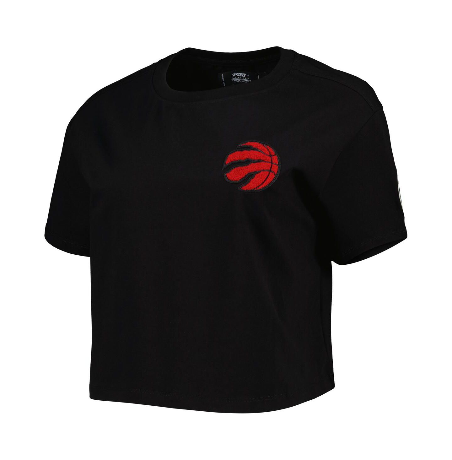 Женская футболка Pro Standard Black Toronto Raptors Classics Boxy — фото 3