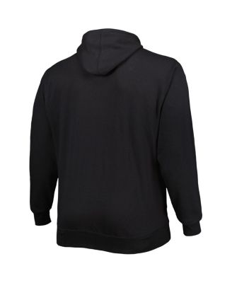 Men's Black San Antonio Spurs Big and Tall Heart and Soul Pullover Hoodie