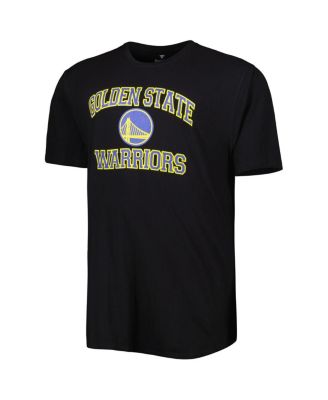 Men's Black Golden State Warriors Big and Tall Heart and Soul T-shirt
