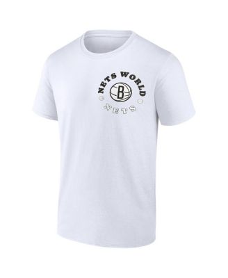 Men's White Brooklyn Nets Street Collective T-shirt