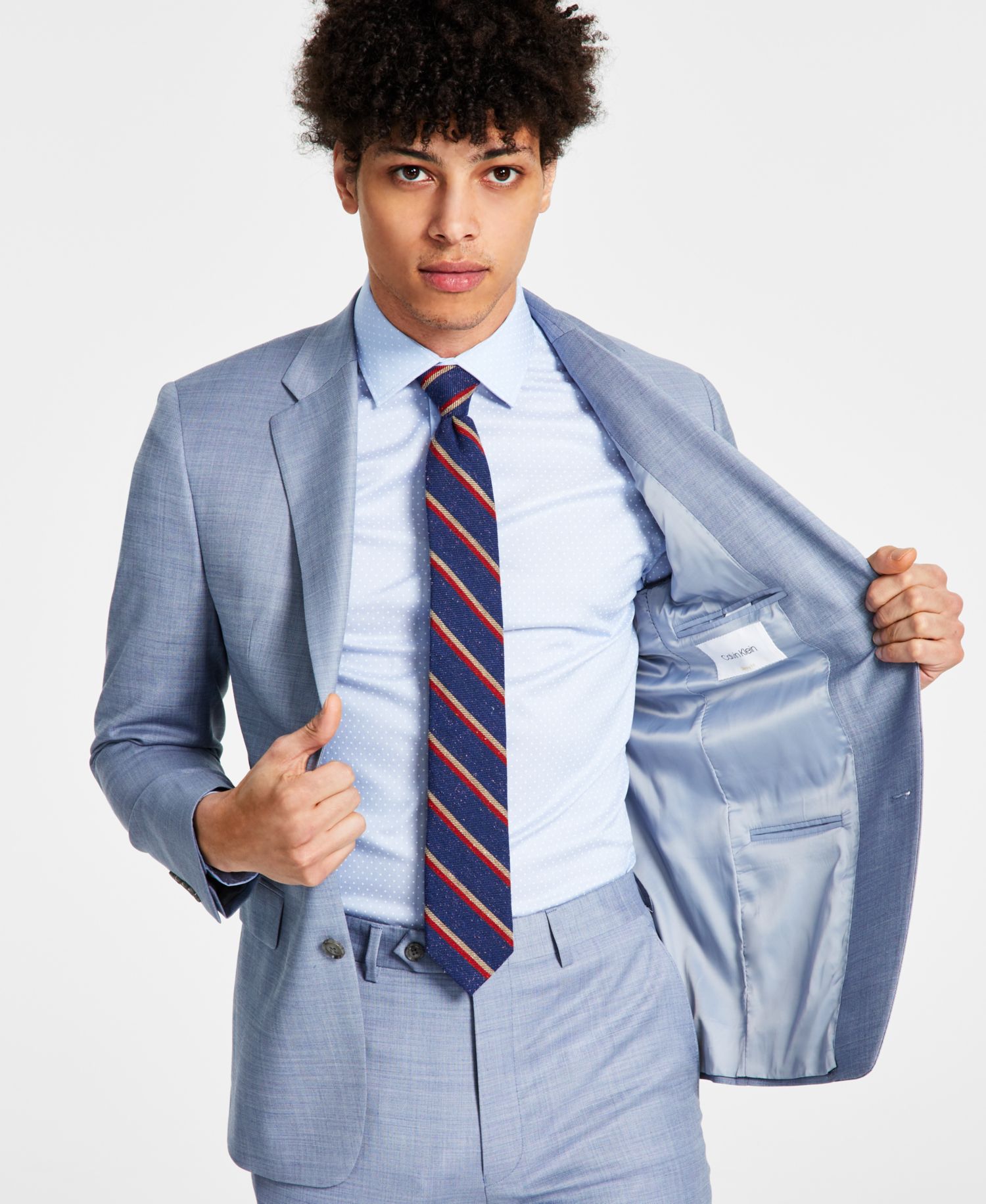 Men's Extra Slim Wool Blend Suit Jacket