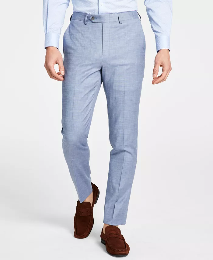 Men's Extra Slim Wool Blend Suit Pants - thumbnail 2