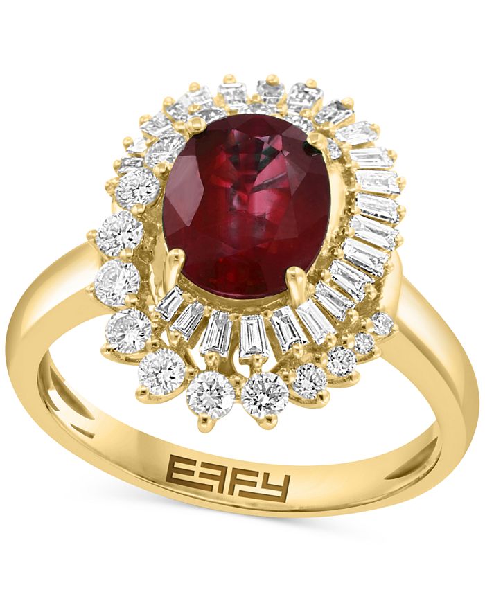 Macy's effy ruby top ring