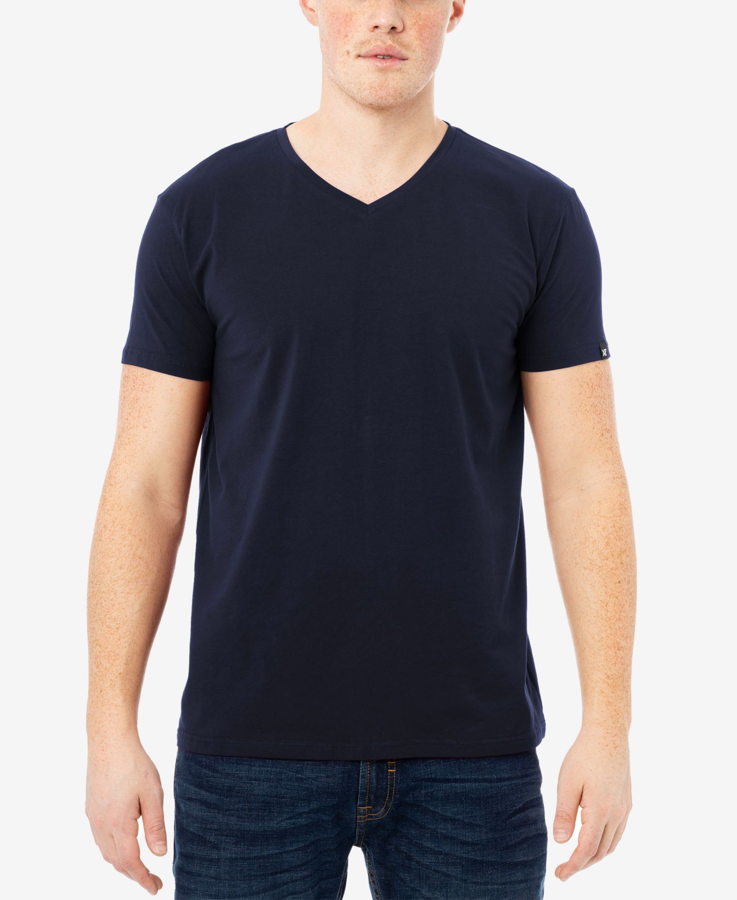 Men's Basic V-Neck Short Sleeve T-Shirt