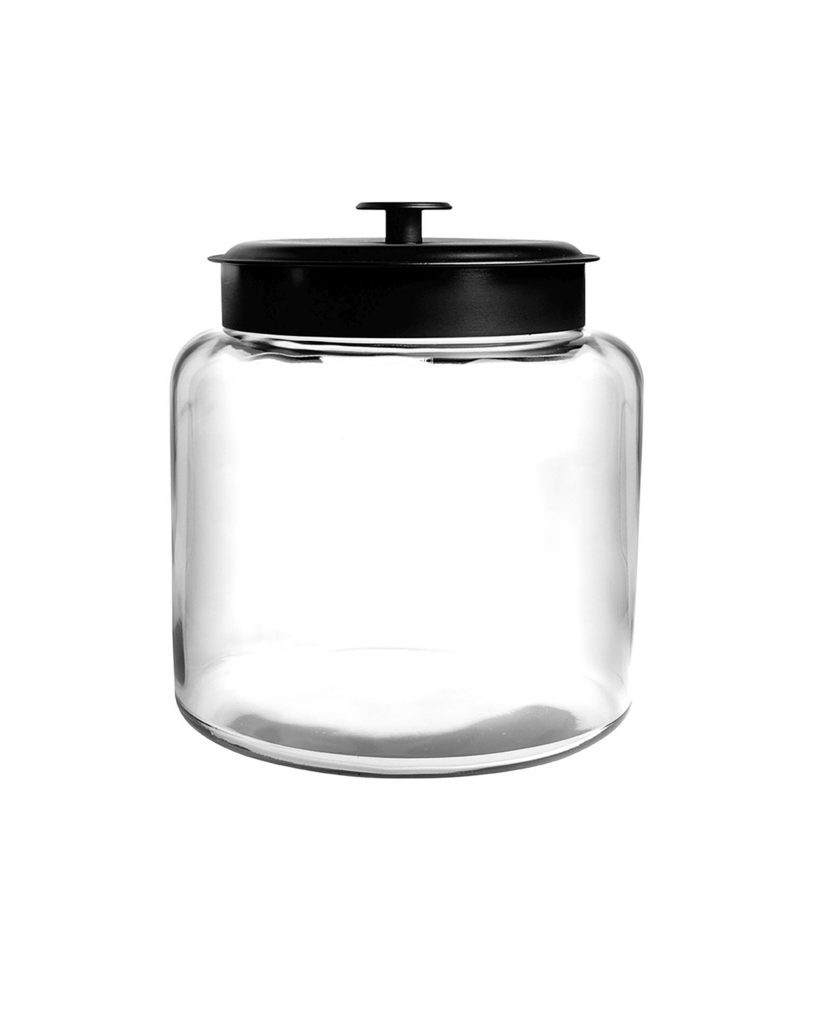 Glass 1.5-Gallon Metal-Lid Montana Jar - Clear/black