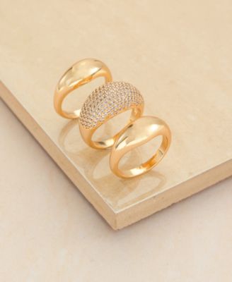 18K Gold Timeless Glamour Ring Set