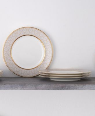 Noble Pearl Set of 4 Salad Plates, 8.50"