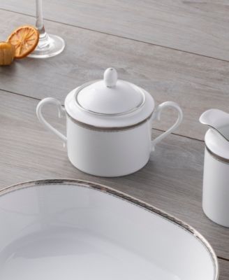 Whiteridge Platinum Sugar Bowl W/ Cover, 11 Oz.