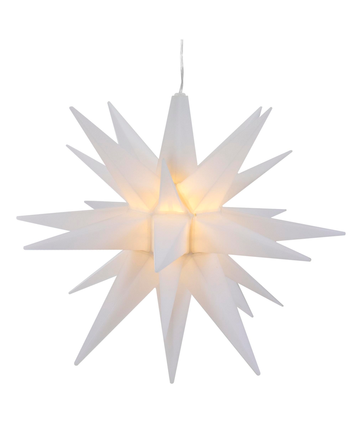 Shop Northlight Led Lighted Battery Operated Moravian Star Christmas Decoration, 12" In White