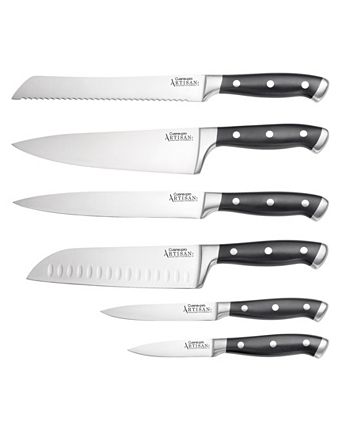Cuisine::pro ARTISAN 6-Piece Stainless Steel Knife Set with Stahl