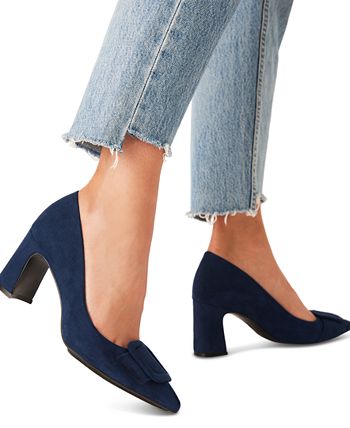 Anne klein navy heels best sale