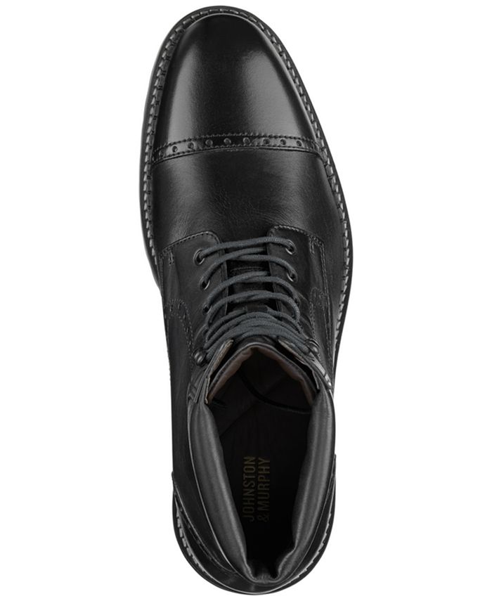 Brogue cap outlet toe boot