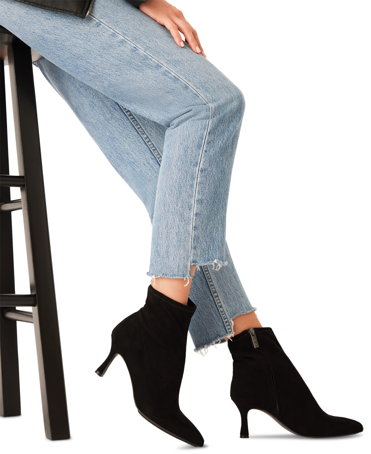 Anne Klein Reese Pointed Toe Boot In Black