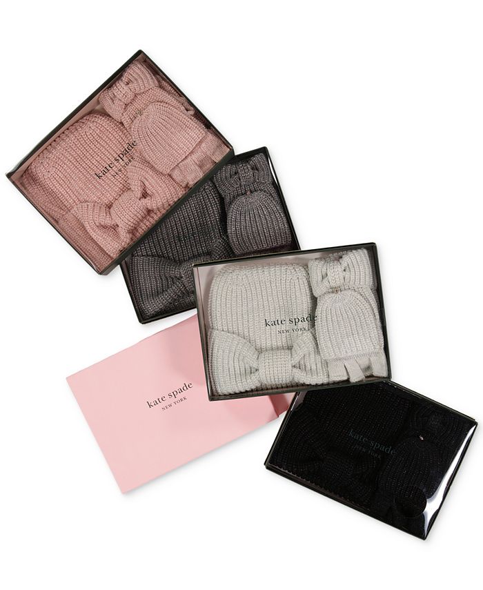 kate spade new york Women's Hat and Glove Gift Set Macy's