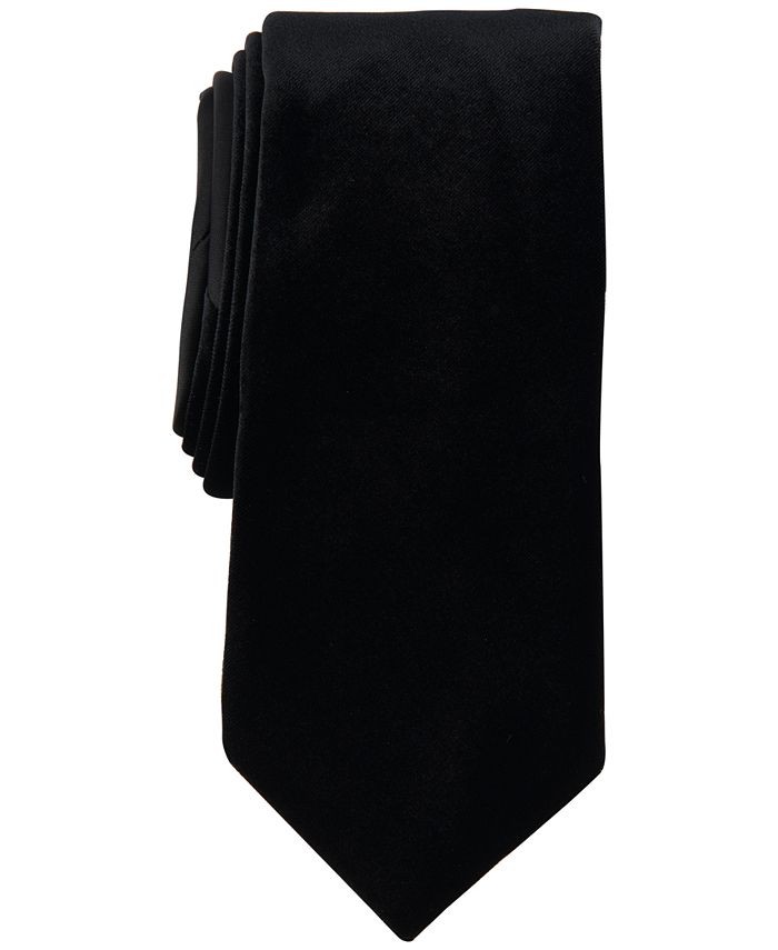 Alfani Men's Monroe Solid Velvet Tie, Created for Macy's - Macy's