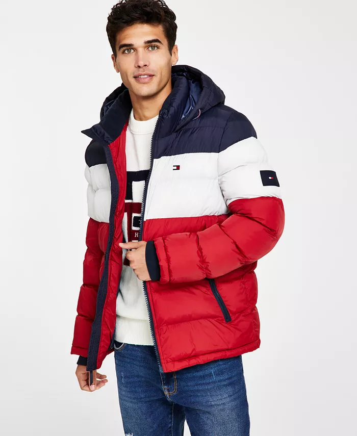 Tommy Hilfiger Mens Quilted Puffer Jacket $74.99