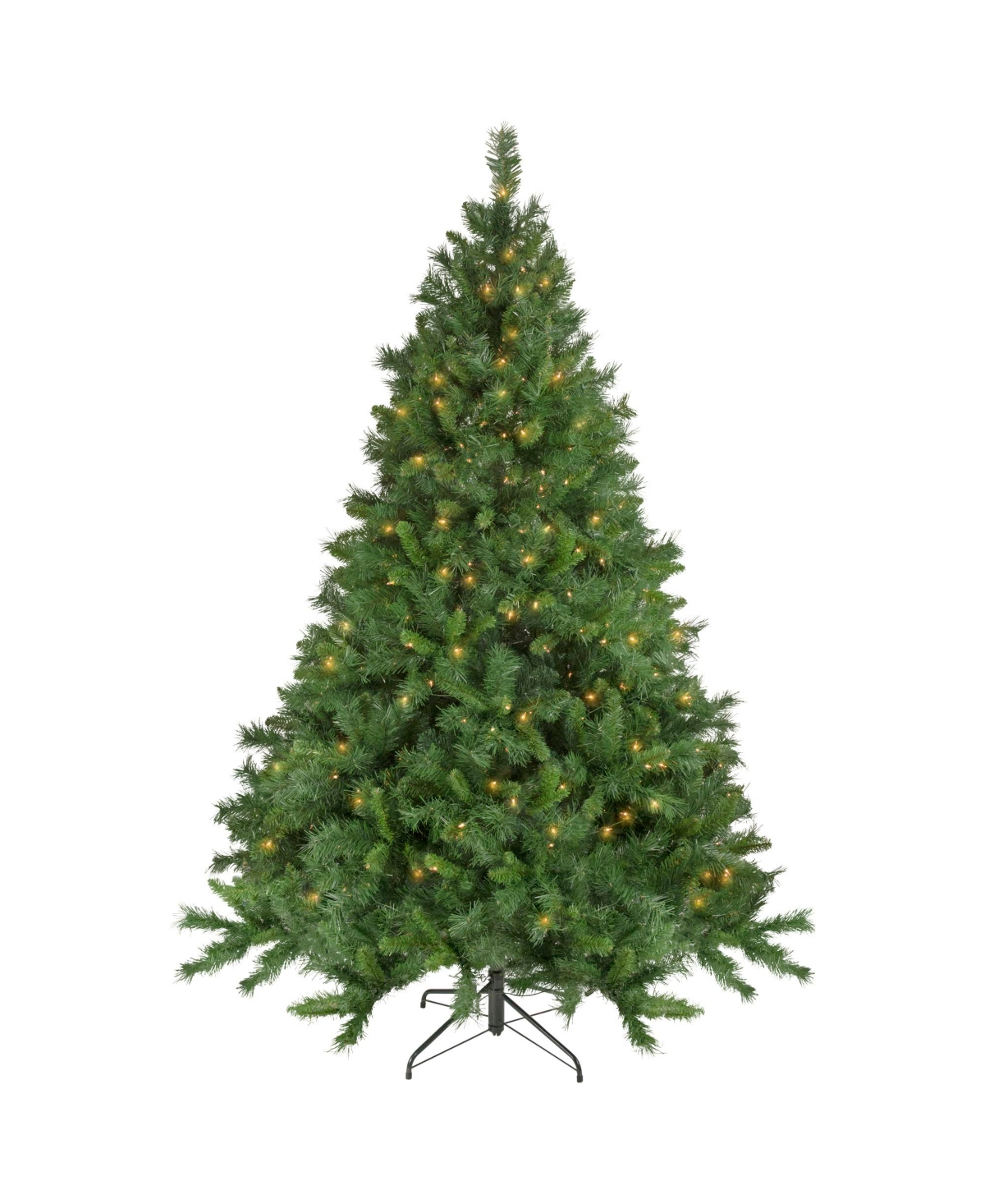 Northlight Pre- Lit Chatham Pine Artificial Christmas Tree With Clear Lights Set, 6.5' In Green