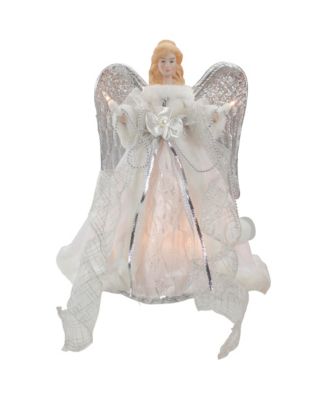 Northlight Lighted Angel With Wings Christmas Tree Topper With Clear ...