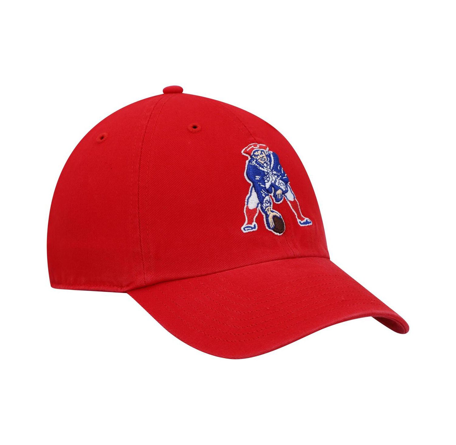 Men's '47 Red New England Patriots Clean Up Legacy Adjustable Hat