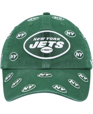 Women's '47 Green New York Jets Confetti Clean Up Adjustable Hat
