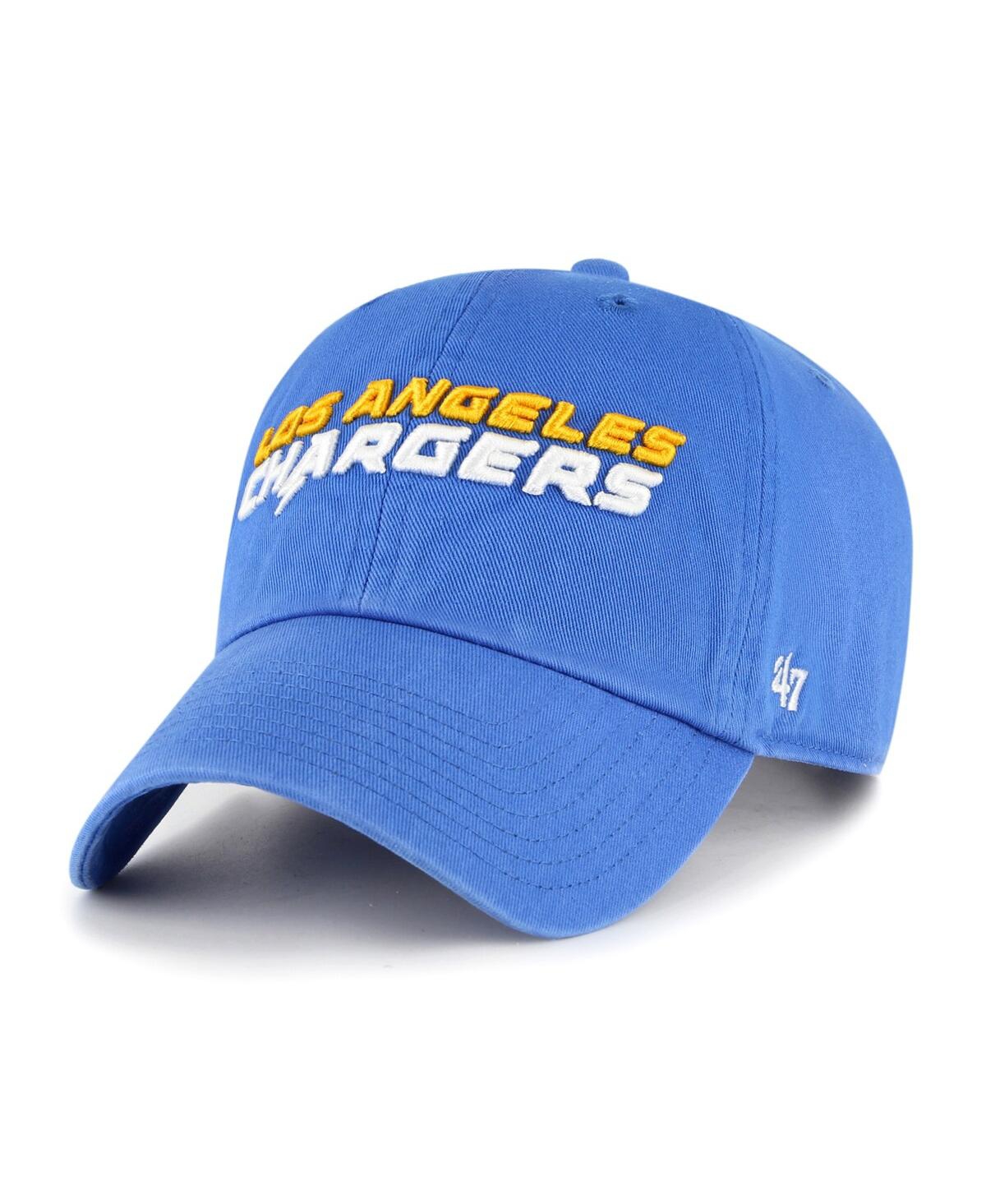 47 Brand Men's '47 Powder Blue Los Angeles Chargers Clean Up Script Adjustable Hat