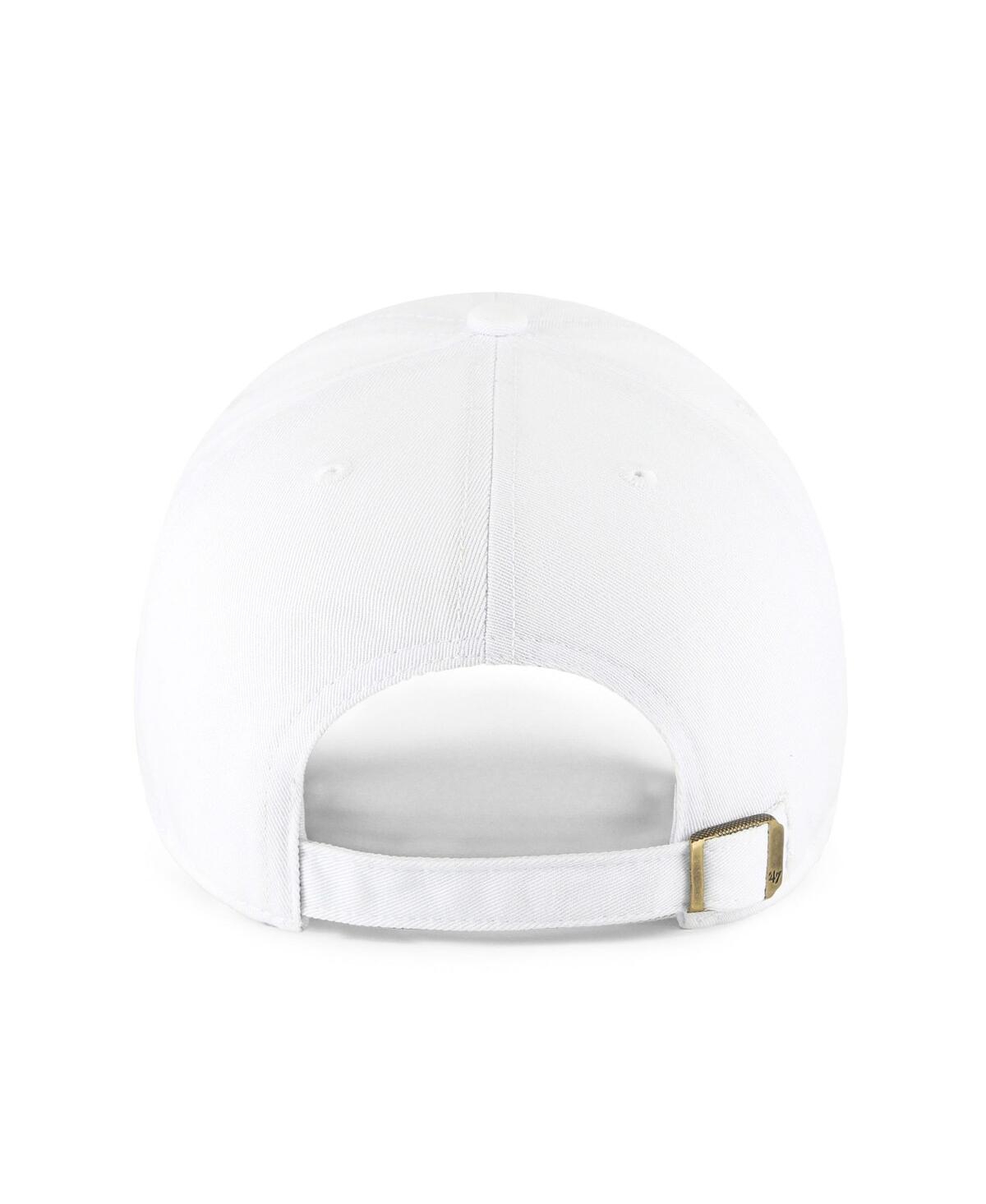 Shop 47 Brand Men's '47 White Washington Commanders 90th Season Clean Up Adjustable Hat
