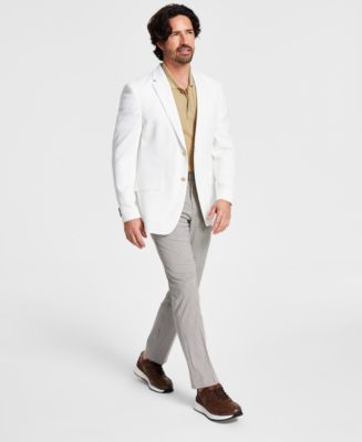 Tommy Hilfiger Men's Modern-Fit White Weave Sport Coat - Macy's