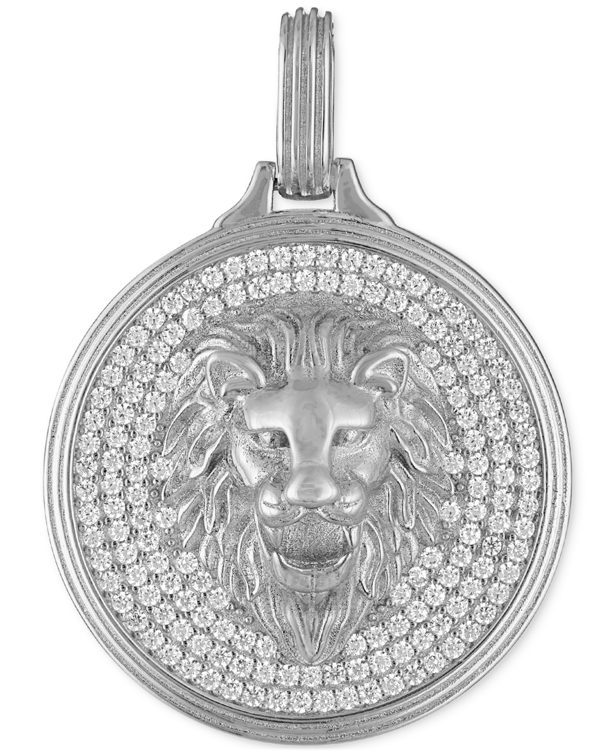 Cubic Zirconia Lion Pendant in Sterling Silver, Created for Macy's - Silver